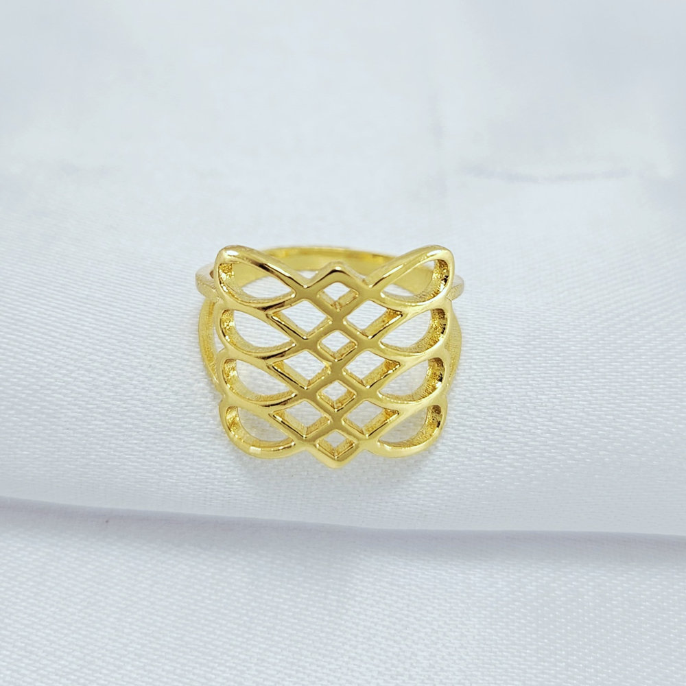 Anel detalhe fios vazados e detalhados - Imagem 2