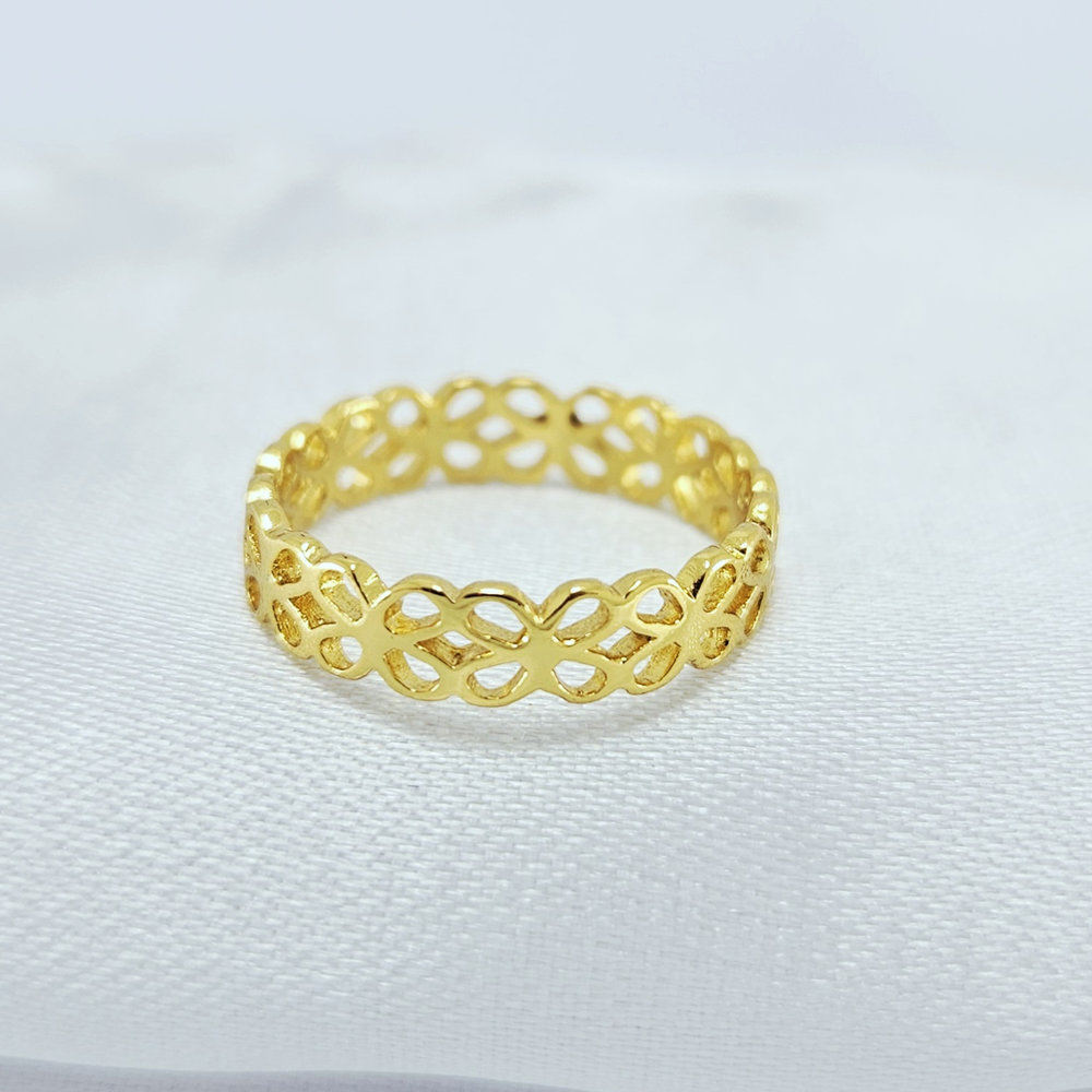 Anel trevo vazado - Imagem 2