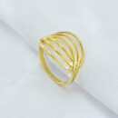 Anel seis fios vazados