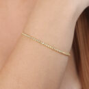 Pulseira riviera dourada