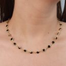 Gargantilha choker pedra preta