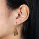 Brinco gota longa dupla