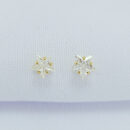 Brinco modelo estrela cristal