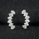 Brinco pedras navete