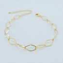 Pulseira elos formato losango