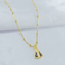 Gargantilha choker Nossa Senhora de Fatima com bolinhas lisas