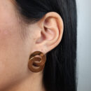 Brinco circulo duplo