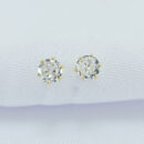 Brinco infantil ponto de luz cristal