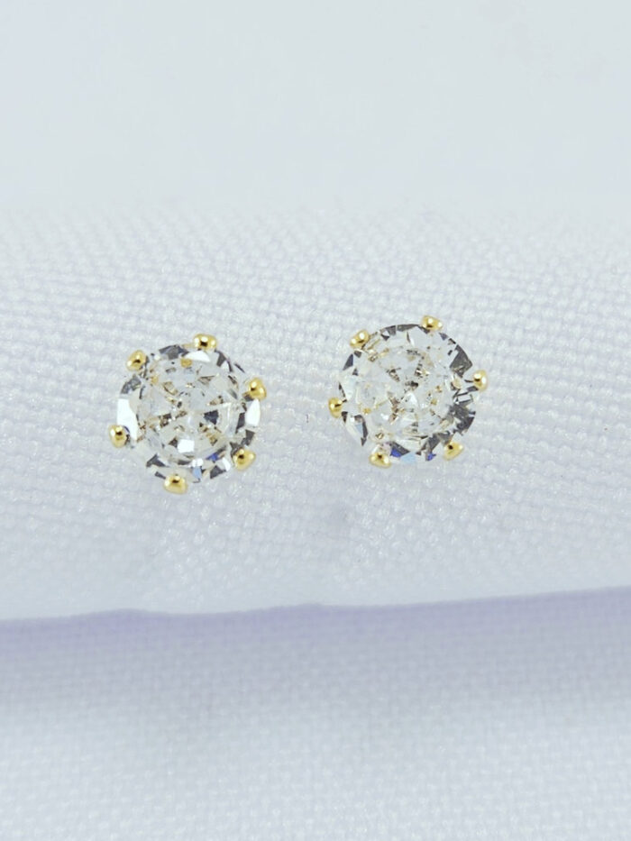 Brinco infantil ponto de luz cristal