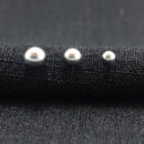 Trio de brincos bolinhas lisa