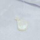 Gargantilha de naylon com nossa senhora aparecida madrepérola