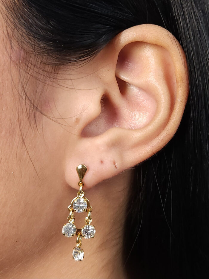 Brinco pontos de luz pêndulos