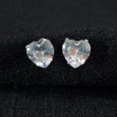 Brinco coração ponto de luz