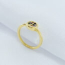 Anel infantil pedrinhas coloridas