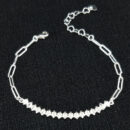 Pulseira riviera com elos longos