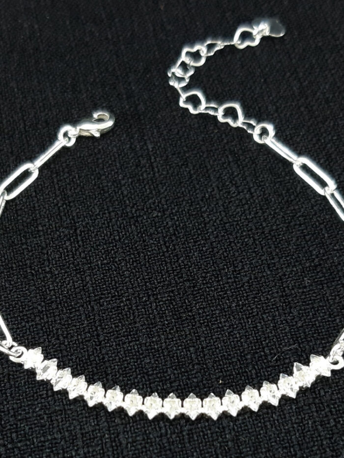 Pulseira riviera com elos longos