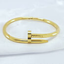 Bracelete prego dourado