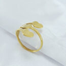 Anel coração triplo liso