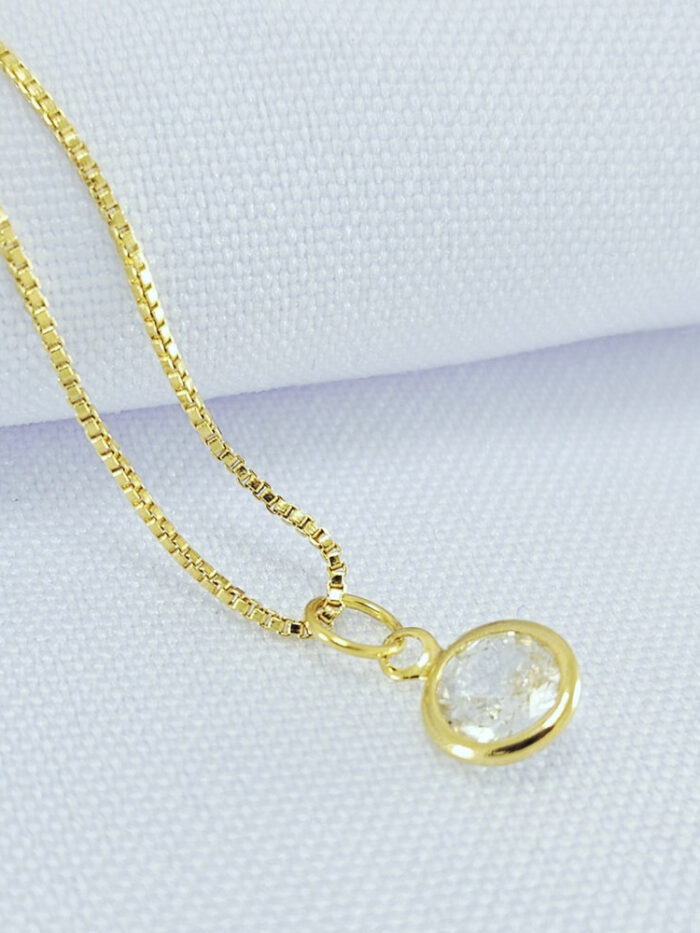 Gargantilha ponto de luz