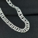 Corrente masculina elos duplo grumet