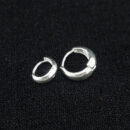 Brinco argola duplo boleado liso