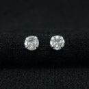 Brinco ponto de luz redondo cristal