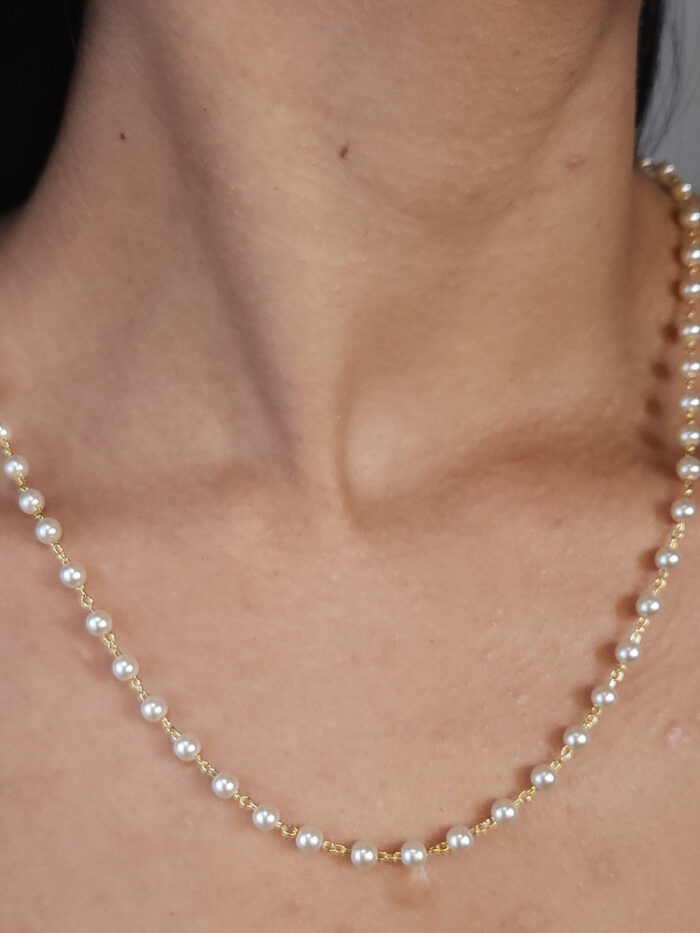 Gargantilha longuinho pérola
