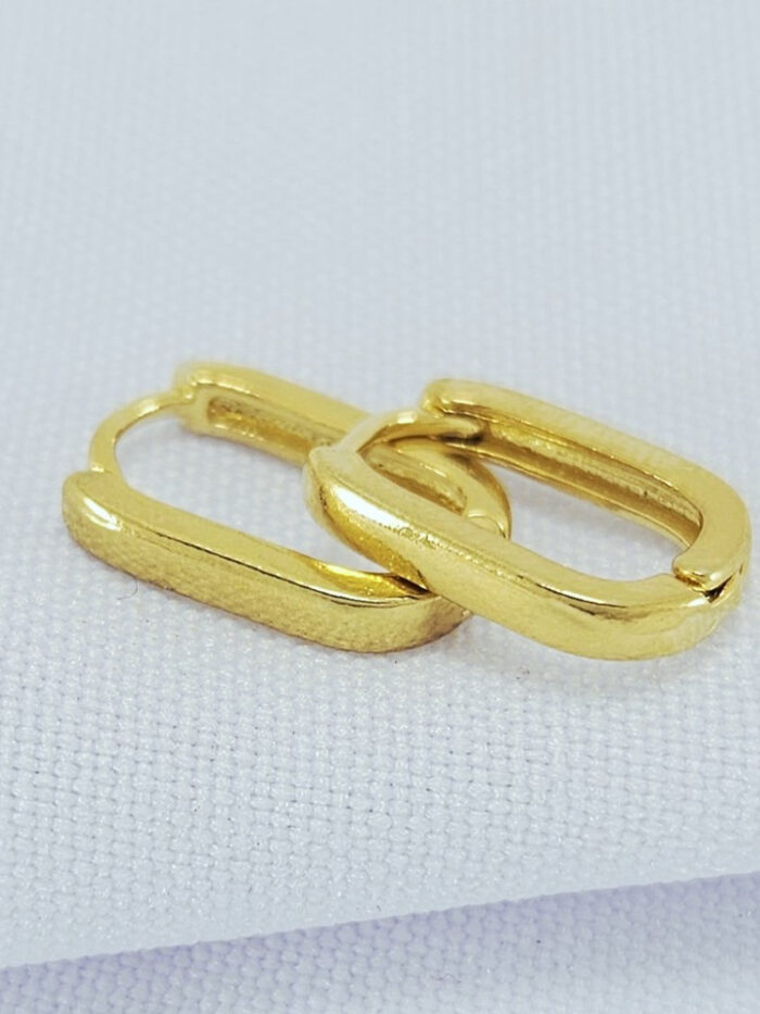 Argola retangular fechada