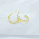 Argolinha fio liso aberta