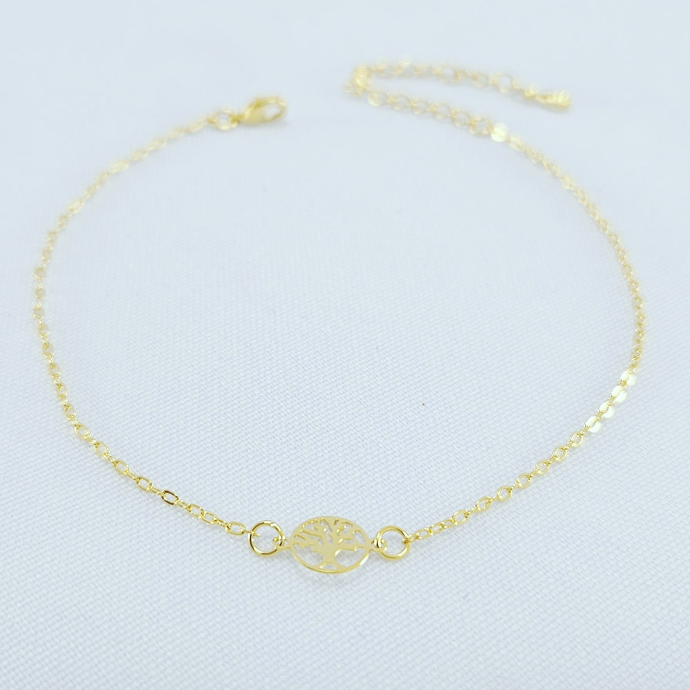 Tornozeleira modelo árvore da vida