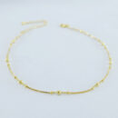 Tornozeleira veneziana com detalhe bolinhas