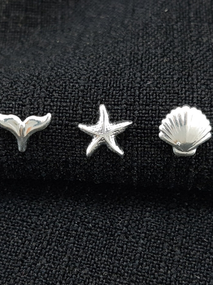 Trio debrincos estrela concha erabo de séria