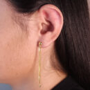 Brinco fio veneziana duplo