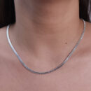 Gargantilha choker laminada detalhado