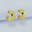 Brinco argolinha boleada liso