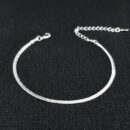 Pulseira malha fina detalhada