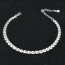 Pulseira elo quadrado detalhe vazado