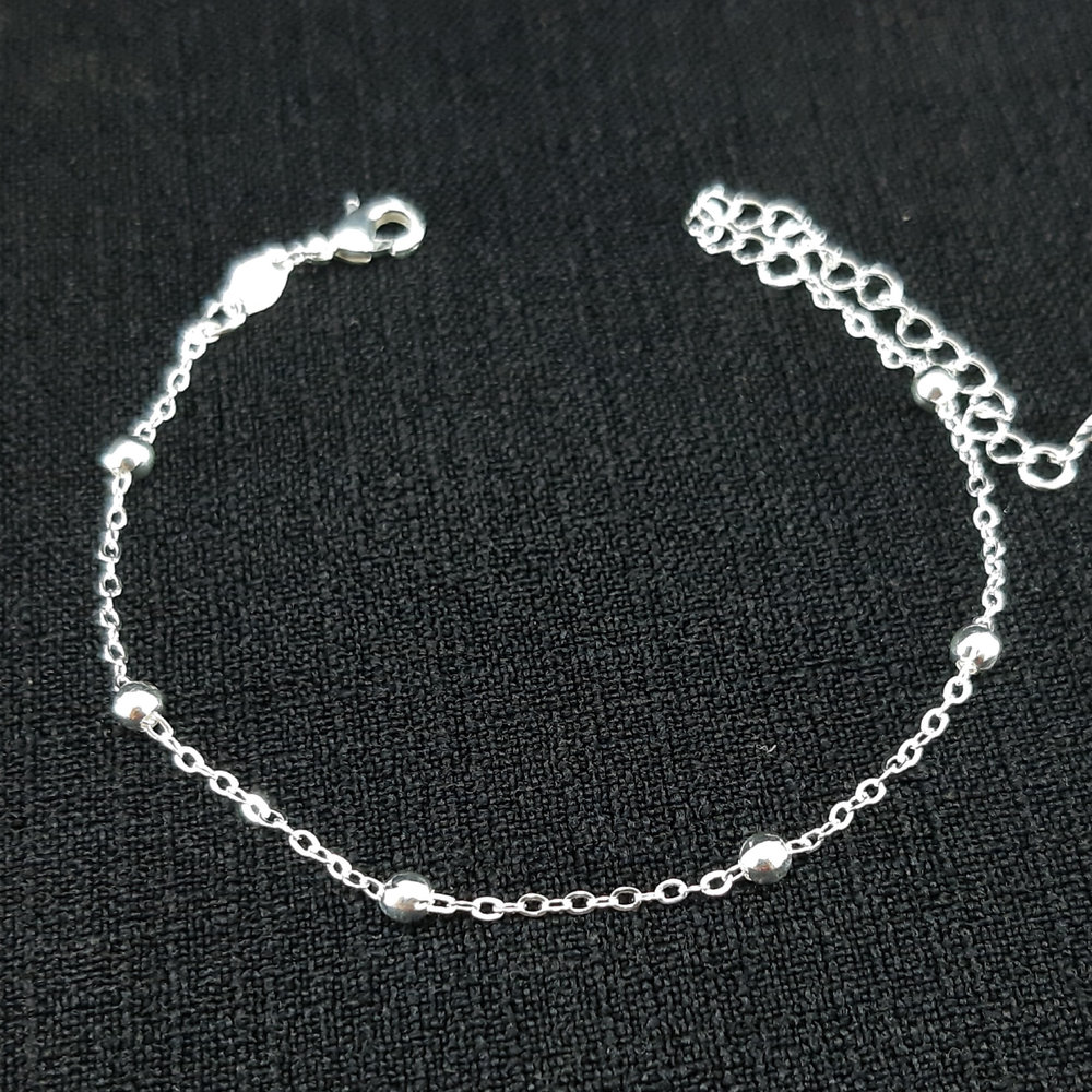 Pulseira bolinhas lisas