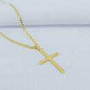 Cordão masculino pigente cruz