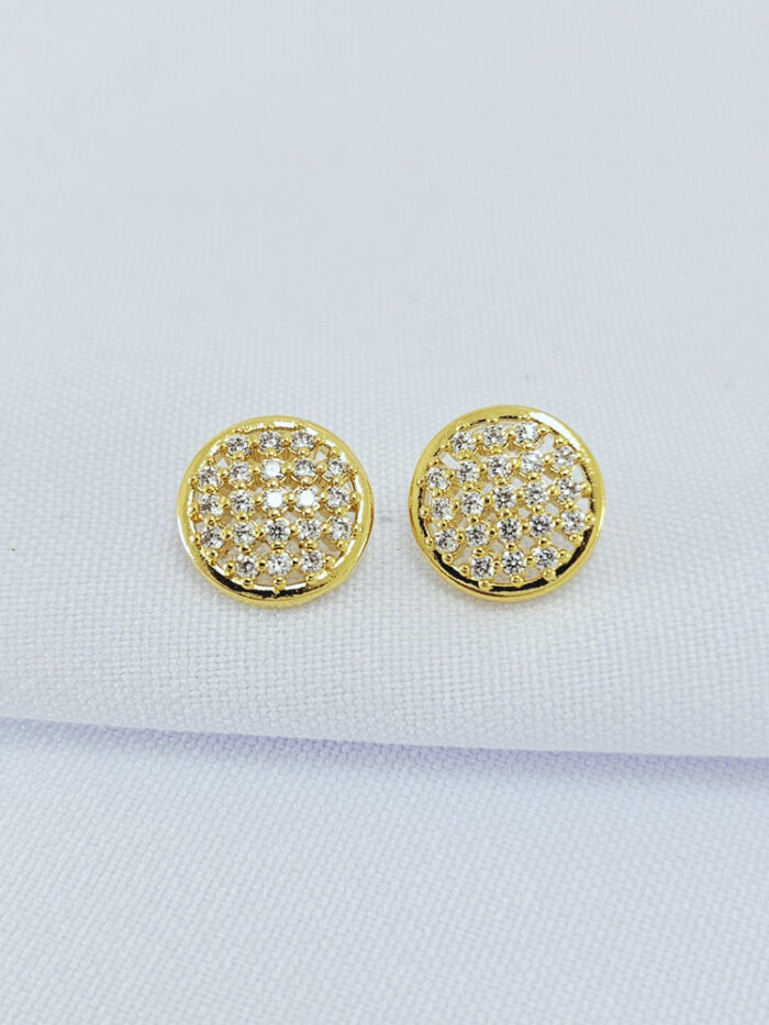 Brinco círluco cravejado