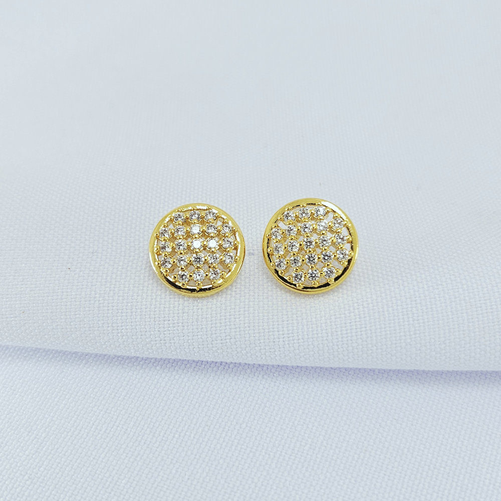 Brinco círluco cravejado