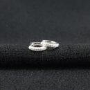 Argola cravejada fechada