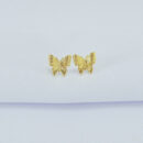 Brinco borboleta detalhada