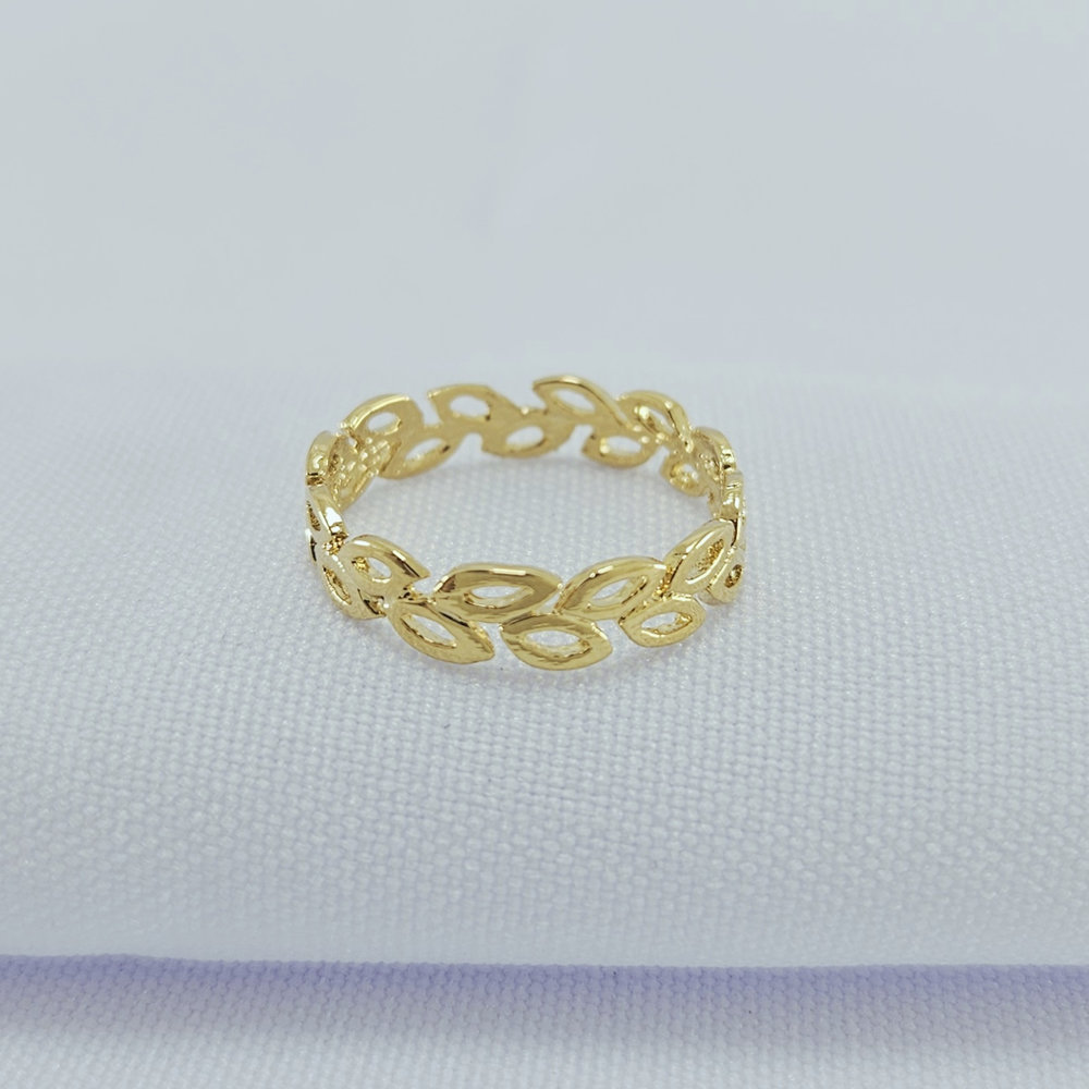 Anel folha vazada - Imagem 2