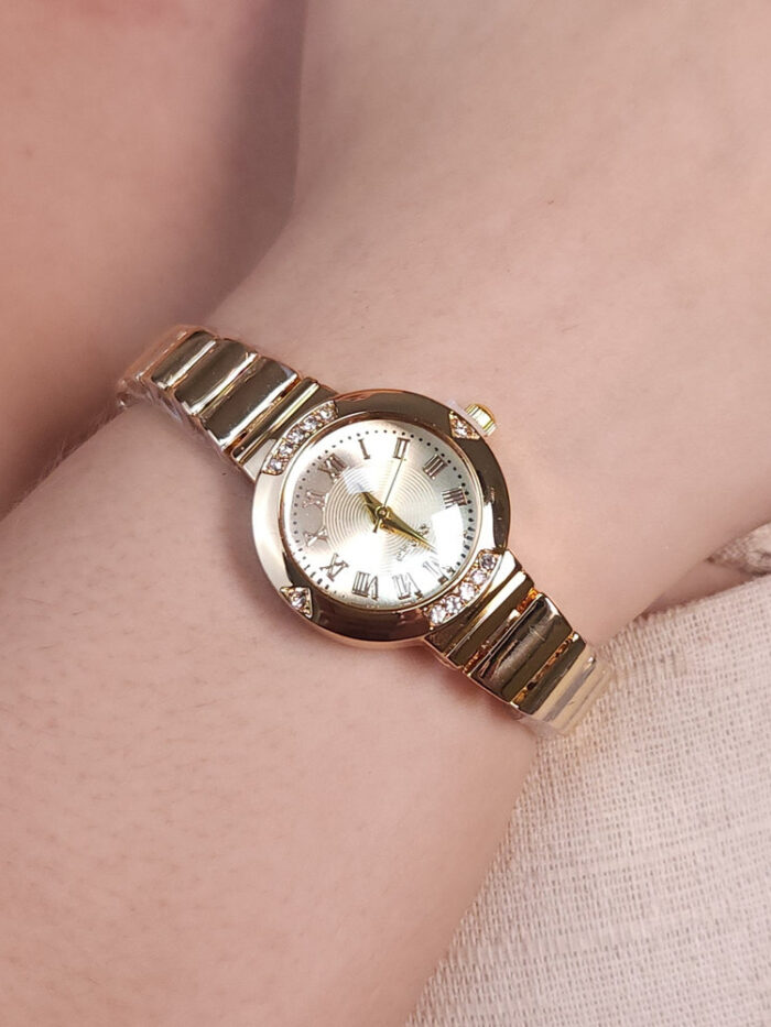 Relógio detalhe pontos de luz