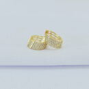 Argola cravejada detalhe vazado