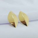 Brinco folha dourada