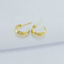 Brinco argolinha faixa boleada