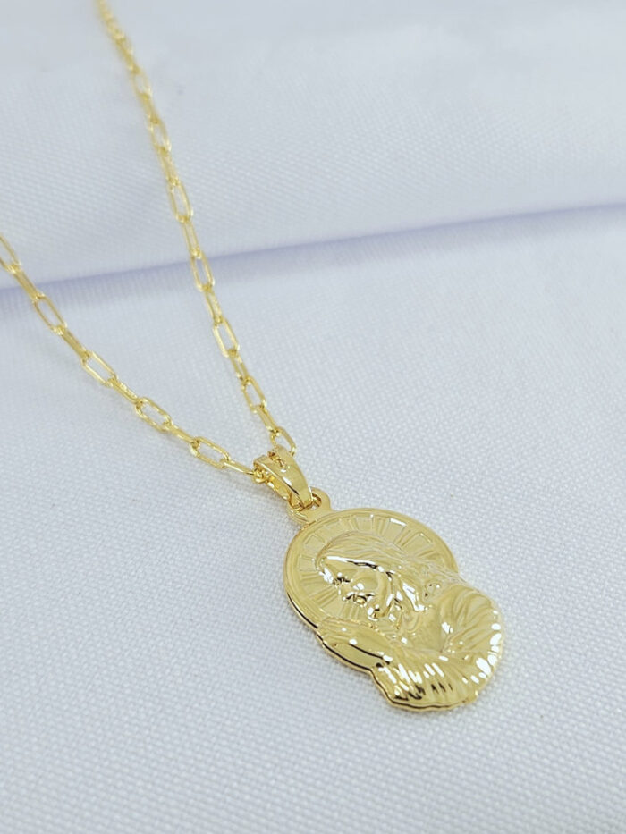 Cordão masculino pigente Jesus Cristo