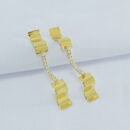 Brinco base ondulada fio riviera